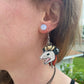 Cowboy Opossum Earrings