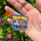 Trasher Opossum Acrylic Keychain