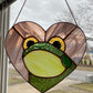 Heart Toad Suncatcher