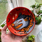 Halloween Opossum Painted Terracotta Dish