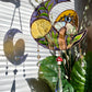 Mystical Mushroom Moon Suncatcher