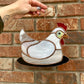 Chicken Stained Glass Suncatcher