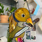 Feisty Finch Stained Glass Suncatcher