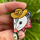Cowboy Opossum Enamel Pin