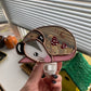 Mushroom Opossum Stained Glass Nightlight