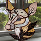 Prosperity Deer Stained Glass Suncatcher