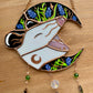 Lavender Moon Opossum Suncatcher
