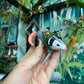Big Opossum with Mushroom Sweater Figurine