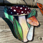 Mushroom Bundle Stained Glass Suncatcher