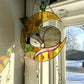 Sunkissed Opossum Moon Suncatcher