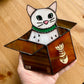 Box Cat Suncatcher