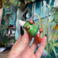 Fox with Mushroom Sweater Figurine