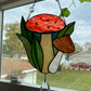 Mushroom Bundle Stained Glass Suncatcher
