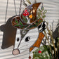 Mystical Forest Mushroom Wizard Suncatcher