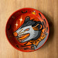 Halloween Opossum Painted Terracotta Dish