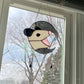 Van Gogh Crescent Moon Opossum Suncatcher