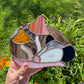 Mushroom Opossum Stained Glass Suncatcher
