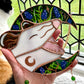 Lavender Moon Opossum Suncatcher