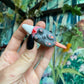 Opossum with Heart Sweater Figurine