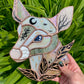 Prosperity Deer Stained Glass Suncatcher