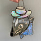 Mini Skunk Cowboy Suncatcher