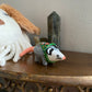 Opossum with Mushroom Sweater Figurine