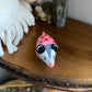 Opossum with Heart Sweater Figurine